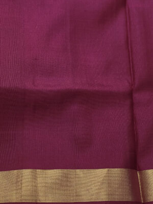 Maroon Uppada Silk Saree With Jamdhani Weaves