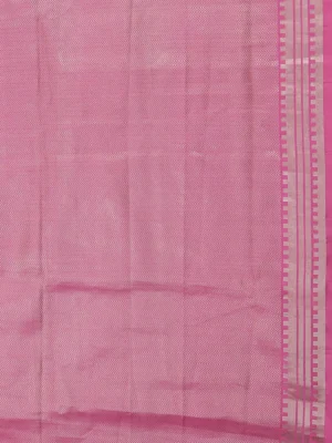Mauve Pink Banarasi Tanshoi Silk Saree