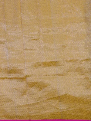 Mango Yellow Banarasi Tanshoi Silk Saree